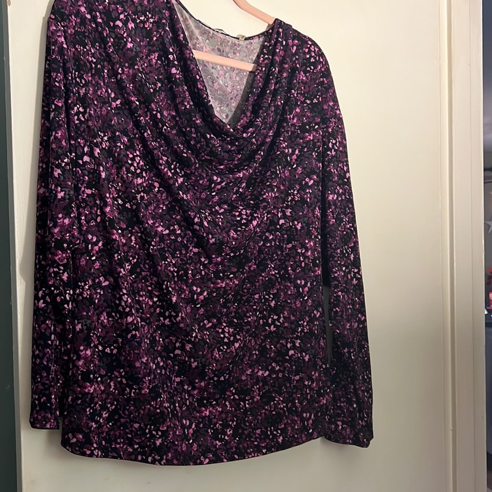 Tahiti long sleeve dress blouse